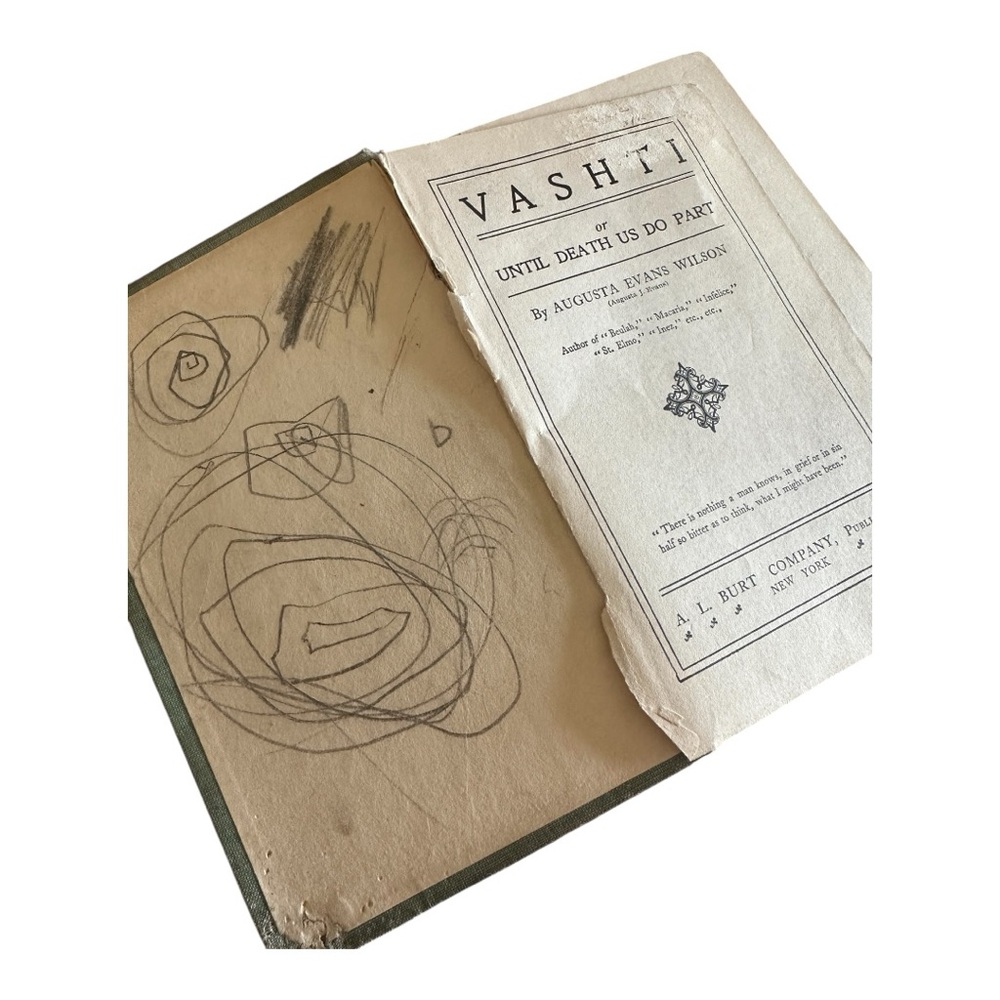 Antique Book 'Vashti' by Augusta Evans Wilson 1897 - Picture 5 of 5